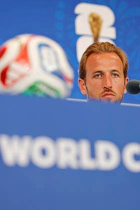 July 10, 2026, Miami, Florida, United States: Harry Kane of the England speaks during the press conference, PK, Pressekonferenz of England one day ahead of the FIFA World Cup, WM, Weltmeisterschaft, Fussball 2026 quarterfinals match between Norway and England, at Miami Stadium (Hard Rock Stadium) in Miami, Florida, United States on July 10, 2026. Photo: DiaEsportivo FIFA World Cup 2026, England Press Conference, Miami, United States  - ZUMAh208 20260710_zsp_h208_058 Copyright: xHeulerxAndreyx