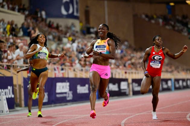 ATHLETISME : Meeting Herculis EBS - Diamond League - 10 07 2026 Julien Alfred - Meeting Herculis EBS on July, 10 2026 in Monaco. MonacoMonaco  Copyright: xWilliamxCannarellax