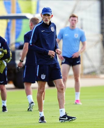 England prepares for FIFA World Cup, WM, Weltmeisterschaft, Fussball Quarter Finals MIAMI, UNITED STATES - JULY 10: Players of England attend a training session lead by the head coach Thomas Tuchel before the FIFA World Cup quarter finals clash against Norway in Miami, Florida, United States on July 10, 2026. Evrim Aydin Anadolu Miami United States. Editorial use only. Please get in touch for any other usage.  Copyright: x2026xAnadoluxEvrimxAydinx