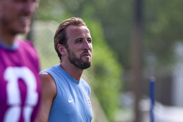 July 10, 2026, Fort Lauderdale, Florida, USA: Harry Kane 9 of England participates in an England soccer team training session prior to a World Cup 26 Quarter-Final match between England and Norway. Soccer 2026: World Cup 26 - England Training.  - ZUMAa257 20260710_zsp_a257_065 Copyright: xChrisxArjoonx
