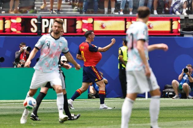 Fabian Ruiz (ESP), JULY 10, 2026 - Football Soccer : Fabian Ruiz celebrate after his goal during FIFA World Cup, WM, Weltmeisterschaft, Fussball 2026 Quarter-finals match between Spain - Belgium at the Los Angeles Stadium in Inglewood, United States. Noxthirdxpartyxsales  aflo_337643866 MutsuxKawamorix