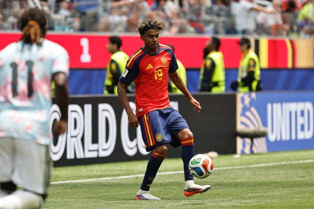 Lamine Yamal (ESP), JULY 10, 2026 - Football Soccer : FIFA World Cup, WM, Weltmeisterschaft, Fussball 2026 Quarter-finals match between Spain - Belgium at the Los Angeles Stadium in Inglewood, United States. Noxthirdxpartyxsales  aflo_337643907 MutsuxKawamorix