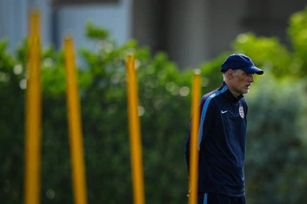 (260711) -- MIAMI, July 11, 2026 -- Thomas Tuchel, head coach of England, is seen during a training session ahead of the quarterfinal between England and Norway at the 2026 FIFA World Cup, WM, Weltmeisterschaft, Fussball in Miami, the United States, on July 10, 2026. ) (SP)U.S.-MIAMI-FOOTBALL-FIFA WORLD CUP-TEAM ENGLAND-TRAINING JiaxHaocheng 