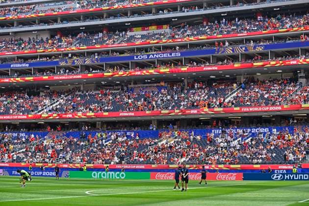 RECORD DATE NOT STATED 10th July 2026; Los Angeles Stadium, Los Angeles, California, United States of America; FIFA World Cup, WM, Weltmeisterschaft, Fussball Football, Spain versus Belgium; Los Angeles Stadium ahead of the match JulianxMedina DiaEsportivo