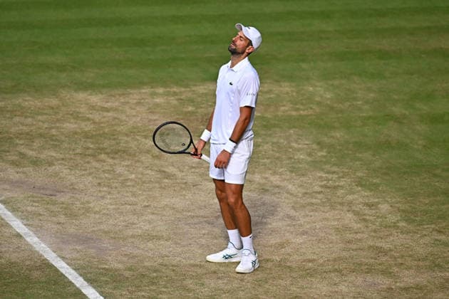 2026 Wimbledon - Semi-Final - Novak Djokovic Novak Djokovic (SRB) during his semi final match at the 2026 Wimbledon Championships at the AELTC in London, Great Britain, on July 10, 2026. Photo by Corinne Dubreuil ABACAPRESS.COM LONDON United Kingdom  Copyright: xDubreuilxCorinne ABACAx
