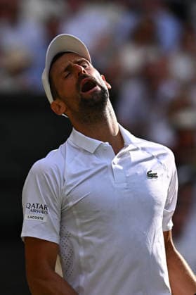 2026 Wimbledon - Semi-Final - Novak Djokovic Novak Djokovic (SRB) during his semi final match at the 2026 Wimbledon Championships at the AELTC in London, Great Britain, on July 10, 2026. Photo by Corinne Dubreuil ABACAPRESS.COM LONDON United Kingdom  Copyright: xDubreuilxCorinne ABACAx