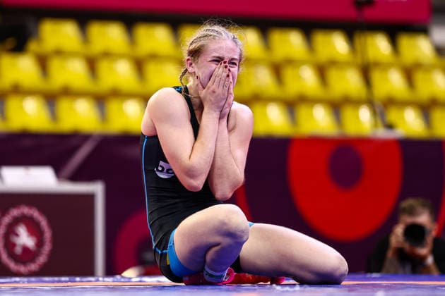 Ringen, U20 EM in Skopje U20 European Championships 53kg WW - Fiona Sophie Gasser (GER) *** U20 European Championships, 53 kg Open Weight: Fiona Sophie Gasser (GER) Copyright: xJakexKirkmanx xUnitedxWorldxWrestlingx Jake Kirkman United World Wrestling