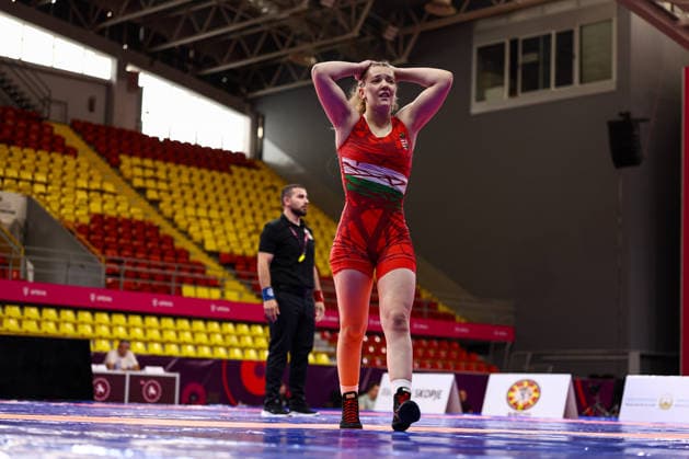 Ringen, U20 EM in Skopje U20 European Championships 57kg WW - Liliana Kapuvari (HUN) *** U20 European Championships, 57 kg Open Weight: Liliana Kapuvari (HUN) Copyright: xJakexKirkmanx xUnitedxWorldxWresx Jake Kirkman United World Wres