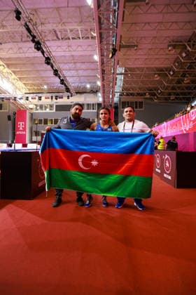 Ringen, U20 EM in Skopje U20 European Championships 62kg WW - Ruzanna Mammadova (AZE) *** U20 European Championships, 62 kg Open Weight, Ruzanna Mammadova (AZE) Copyright: xJakexKirkmanx xUnitedxWorldxWrestlingx Jake Kirkman United World Wrestling