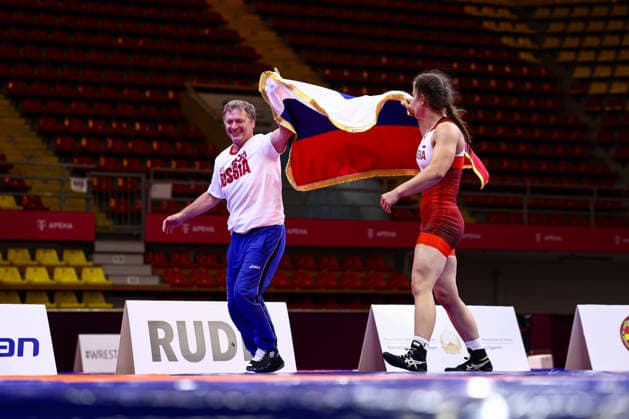 Ringen, U20 EM in Skopje U20 European Championships 65kg WW - Margarita Salnazarian (RUS) *** U20 European Championships, 65 kg Open Weight, Margarita Salnazarian (RUS) Copyright: xJakexKirkmanx xUnitedxWorldxWresx Jake Kirkman United World Wres
