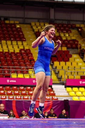 Ringen, U20 EM in Skopje U20 European Championships 72kg WW - Alexandra Moisei (MDA) *** U20 European Championships, 72 kg Open Weight: Alexandra Moisei (MDA) Copyright: xJakexKirkmanx xUnitedxWorldxWresx Jake Kirkman United World Wres