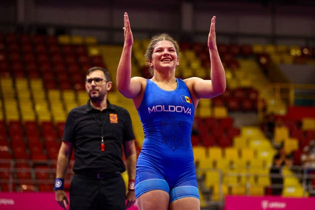 Ringen, U20 EM in Skopje U20 European Championships 72kg WW - Alexandra Moisei (MDA) *** U20 European Championships, 72 kg Open Weight: Alexandra Moisei (MDA) Copyright: xJakexKirkmanx xUnitedxWorldxWresx Jake Kirkman United World Wres