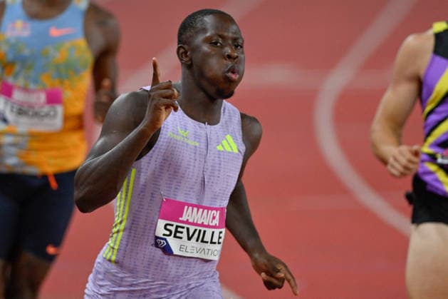 TRACK AND FIELD - International Track and Field Meet - Herculis EBS Meet Photo by IPA ABACAPRESS.COM86591686 - Dominic Lokinyomo LOBALU (SUI), the winner; Jacob KROP (KEN); Graham BLANKS (USA) at the Meeting Herculis EBS, an international athletics meet in Monaco, PrincPhoto by IPA ABACAPRESS.COMlity of Monaco, on July 10, 2026 Monaco  Copyright: xIPAxSport ABACAx