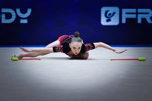 OTHER - Gymnastics - Rhythmic gymnastics, Rhythmische Sportgymnastik, RSG - 2026 FIG World Cup Photo by IPA ABACAPRESS.COM86592001 - NIKOLOVA Stiliana (BUL) during the Rhythmic Gymnastics World Cup Final at the Unipol Forum, Milan, Italy, on July 11, 2026, during the Rhythmic Gymnastics - FIG World Cup 2026, Gymnastics in Assago (MI), Italy, July 11, 2026 Assago (MI) Italy  Copyright: xIPAxSport ABACAx