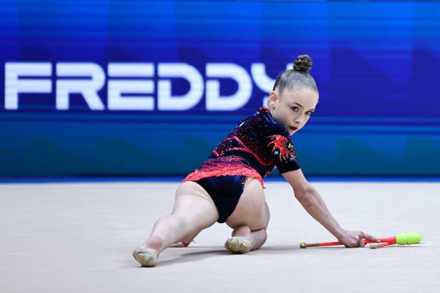 OTHER - Gymnastics - Rhythmic gymnastics, Rhythmische Sportgymnastik, RSG - 2026 FIG World Cup Photo by IPA ABACAPRESS.COM86591996 - NIKOLOVA Stiliana (BUL) during the Rhythmic Gymnastics World Cup Final at the Unipol Forum, Milan, Italy, on July 11, 2026, during the Rhythmic Gymnastics - FIG World Cup 2026, Gymnastics in Assago (MI), Italy, July 11, 2026 Assago (MI) Italy  Copyright: xIPAxSport ABACAx