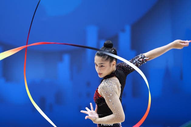 OTHER - Gymnastics - Rhythmic gymnastics, Rhythmische Sportgymnastik, RSG - 2026 FIG World Cup Photo by IPA ABACAPRESS.COM86591994 - Sofia RAFFAELI (ITA) during the Rhythmic Gymnastics World Cup Final at the Unipol Forum, Milan, Italy, on July 11, 2026, during the Rhythmic Gymnastics - FIG World Cup 2026, held in Assago (MI), Italy, on July 11, 2026 Assago (MI) Italy  Copyright: xIPAxSport ABACAx