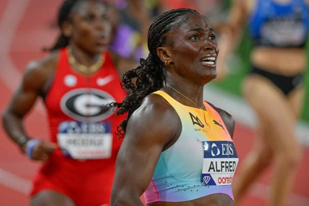 IPA86592259 - Women s 200m: Julien ALFRED (LCA) wins and sets a new world record at the Meeting Herculis EBS, an international athletics meet in Monaco, Principality of Monaco, on July 10, 2026  Copyright: xDaniloxVigo IPAxSportx xx 86592259