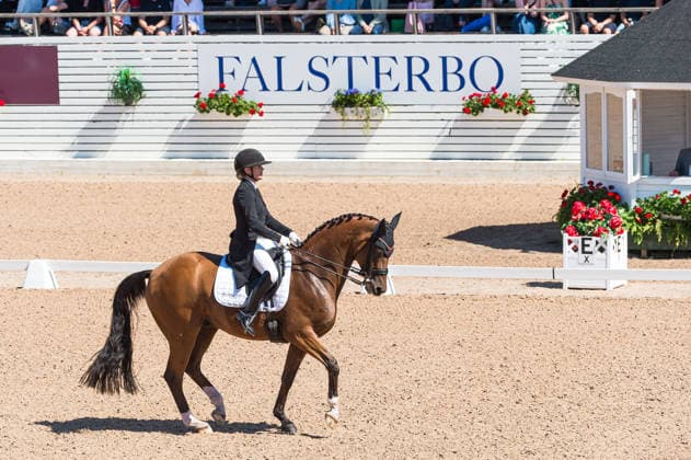 260711 Anna Zibrandtsen of Denmark with horse Quel Filou competes in FEI Dressage Nations Cup Grand Prix during the Falsterbo Horse Show on July 11, 2026 in Falsterbo. Photo: Christian Örnberg BILDBYRAN COP 166 CO0710 ridsport equestrian falsterbo horse show ridsportlaget bbeng fei dressage nations cup grand prixdanmark denmark *** July 11, 2026: Anna Zibrandtsen of Denmark, riding Quel Filou, competes in the FEI Dressage Nations Cup Grand Prix during the Falsterbo Horse Show on July 11, 2026 in Falsterbo. Photo by Christian Örnberg, BILDBYRAN COP 166 CO0710 equestrian sports Falsterbo Horse Show Ridsportlaget BBENG FEI Dressage Nations Cup Grand Prix Denmark  Copyright: CHRISTIANxÖRNBERG BB260711CO010