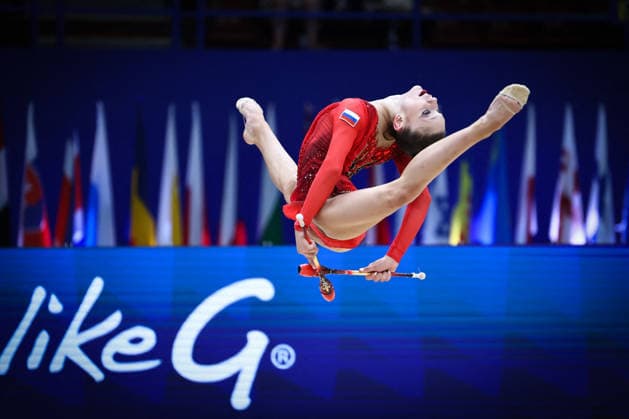 OTHER - Gymnastics - Rhythmic gymnastics, Rhythmische Sportgymnastik, RSG - 2026 FIG World Cup Photo by IPA ABACAPRESS.COM86592009 - Arina KOVSHOVA (RUS) during the Rhythmic Gymnastics World Cup Final at the Unipol Forum, Milan, Italy, on July 11, 2026, during the Rhythmic Gymnastics - FIG World Cup 2026, Gymnastics in Assago (MI), Italy, July 11, 2026 Assago (MI) Italy  Copyright: xIPAxSport ABACAx