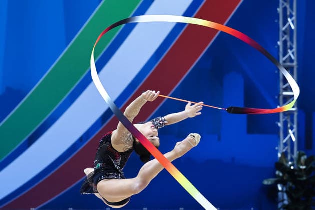 OTHER - Gymnastics - Rhythmic gymnastics, Rhythmische Sportgymnastik, RSG - 2026 FIG World Cup Photo by IPA ABACAPRESS.COM86592013 - Sofia RAFFAELI (ITA) during the Rhythmic Gymnastics World Cup Final at the Unipol Forum, Milan, Italy, on July 11, 2026, during the Rhythmic Gymnastics - FIG World Cup 2026, Gymnastics in Assago (MI), Italy, July 11, 2026 Assago (MI) Italy  Copyright: xIPAxSport ABACAx