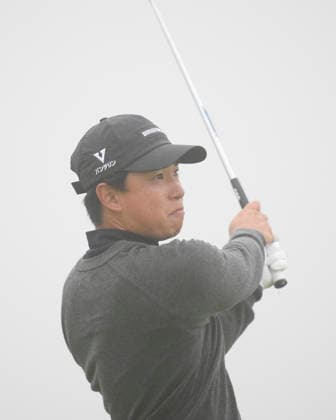 NORTH BERWICK, SCOTLAND - JULY 11: Yuto Katsuragawa plays from the 3rd tee during Round 3 of the Genesis Scottish Open at the Renaissance Club, North Berwick on July 11, 2026 in North Berwick, Scotland Genesis Scottish Open Round 3