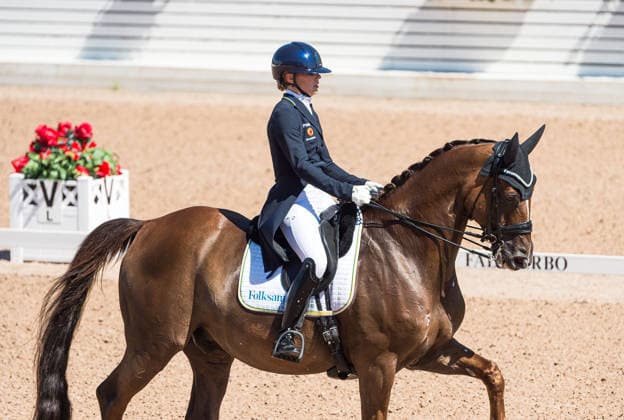 260711 Beata Söderberg of Sweden with horse Talento 4 competes in FEI Dressage Nations Cup Grand Prix during the Falsterbo Horse Show on July 11, 2026 in Falsterbo. Photo: Christian Örnberg BILDBYRAN COP 166 CO0710 ridsport equestrian falsterbo horse show ridsportlaget bbeng fei dressage nations cup grand prixsverige sweden *** July 11, 2026: Beata Söderberg of Sweden, riding Talento 4, competes in the FEI Dressage Nations Cup Grand Prix during the Falsterbo Horse Show on July 11, 2026 in Falsterbo. Photo by Christian Örnberg, BILDBYRAN COP 166 CO0710 equestrian sports Falsterbo Horse Show Ridsportlaget BBENG FEI Dressage Nations Cup Grand Prix Sweden  Copyright: CHRISTIANxÖRNBERG BB260711CO020