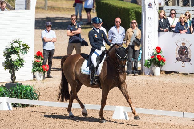 260711 Beata Söderberg of Sweden with horse Talento 4 competes in FEI Dressage Nations Cup Grand Prix during the Falsterbo Horse Show on July 11, 2026 in Falsterbo. Photo: Christian Örnberg BILDBYRAN COP 166 CO0710 ridsport equestrian falsterbo horse show ridsportlaget bbeng fei dressage nations cup grand prixsverige sweden *** July 11, 2026: Beata Söderberg of Sweden, riding Talento 4, competes in the FEI Dressage Nations Cup Grand Prix during the Falsterbo Horse Show on July 11, 2026 in Falsterbo. Photo by Christian Örnberg, BILDBYRAN COP 166 CO0710 equestrian sports Falsterbo Horse Show Ridsportlaget BBENG FEI Dressage Nations Cup Grand Prix Sweden  Copyright: CHRISTIANxÖRNBERG BB260711CO025