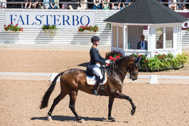 260711 Robin Bernoski of Netherlands with horse Jamaica competes in FEI Dressage Nations Cup Grand Prix during the Falsterbo Horse Show on July 11, 2026 in Falsterbo. Photo: Christian Örnberg BILDBYRAN COP 166 CO0710 ridsport equestrian falsterbo horse show ridsportlaget bbeng fei dressage nations cup grand prix *** July 11, 2026: Robin Bernoski of the Netherlands, riding Jamaica, competes in the FEI Dressage Nations Cup Grand Prix during the Falsterbo Horse Show on July 11, 2026 in Falsterbo. Photo by Christian Örnberg, BILDBYRAN COP 166 CO0710 equestrian sports Falsterbo Horse Show Ridsportlaget BBENG FEI Dressage Nations Cup Grand Prix  Copyright: CHRISTIANxÖRNBERG BB260711CO031