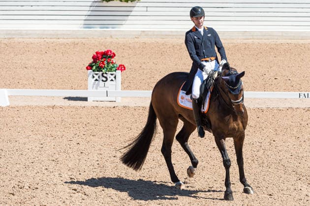 260711 Robin Bernoski of Netherlands with horse Jamaica competes in FEI Dressage Nations Cup Grand Prix during the Falsterbo Horse Show on July 11, 2026 in Falsterbo. Photo: Christian Örnberg BILDBYRAN COP 166 CO0710 ridsport equestrian falsterbo horse show ridsportlaget bbeng fei dressage nations cup grand prix *** July 11, 2026: Robin Bernoski of the Netherlands, riding Jamaica, competes in the FEI Dressage Nations Cup Grand Prix during the Falsterbo Horse Show on July 11, 2026 in Falsterbo. Photo by Christian Örnberg, BILDBYRAN COP 166 CO0710 equestrian sports Falsterbo Horse Show Ridsportlaget BBENG FEI Dressage Nations Cup Grand Prix  Copyright: CHRISTIANxÖRNBERG BB260711CO033