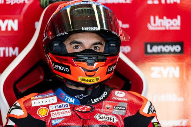 GER, Großer Preis von Deutschland, MotoGP. 11. Lauf, FIM Motorrad-Weltmeisterschaft. 11.07.2026, Sachsenring, Hohenstein-Ernstthal, GER, Großer Preis von Deutschland, MotoGP. 11. Lauf, FIM Motorrad-Weltmeisterschaft. 93, Marc Marquez, Ducati Lenovo Team Â Foto: Alexander Trienitz Hohenstein-Ernstthal Sachsenring Sachsen Deutschland *** GER, German Grand Prix, MotoGP Round 11, FIM Motorcycle World Championship, July 11, 2026, Sachsenring, Hohenstein Ernstthal, GER, German Grand Prix, MotoGP Round 11, FIM Motorcycle World Championship 93, Marc Marquez, Ducati Lenovo Team. Photo by Alexander Trienitz, Hohenstein Ernstthal, Sachsenring, Saxony, Germany
