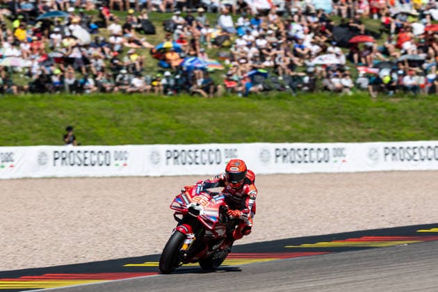 GER, Großer Preis von Deutschland, MotoGP. 11. Lauf, FIM Motorrad-Weltmeisterschaft. 11.07.2026, Sachsenring, Hohenstein-Ernstthal, GER, Großer Preis von Deutschland, MotoGP. 11. Lauf, FIM Motorrad-Weltmeisterschaft. 93, Marc Marquez, Ducati Lenovo Team Â Foto: Alexander Trienitz Hohenstein-Ernstthal Sachsenring Sachsen Deutschland *** GER, German Grand Prix, MotoGP Round 11, FIM Motorcycle World Championship, July 11, 2026, Sachsenring, Hohenstein Ernstthal, GER, German Grand Prix, MotoGP Round 11, FIM Motorcycle World Championship 93, Marc Marquez, Ducati Lenovo Team. Photo by Alexander Trienitz, Hohenstein Ernstthal, Sachsenring, Saxony, Germany
