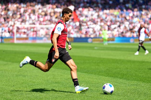Friendly: Feyenoord Rotterdam v Club Brugge KV Rotterdam - Oussama Targhalline of Feyenoord Rotterdam during the second friendly in preperation of the 2026 2027. The match is set between Feyenoord Rotterdam and Club Brugge KV at De Kuip on 11 July 2026 in Rotterdam, The Netherlands. (Hero Images Yannick Verhoeven) Copyright: xYannickxVerhoevenx