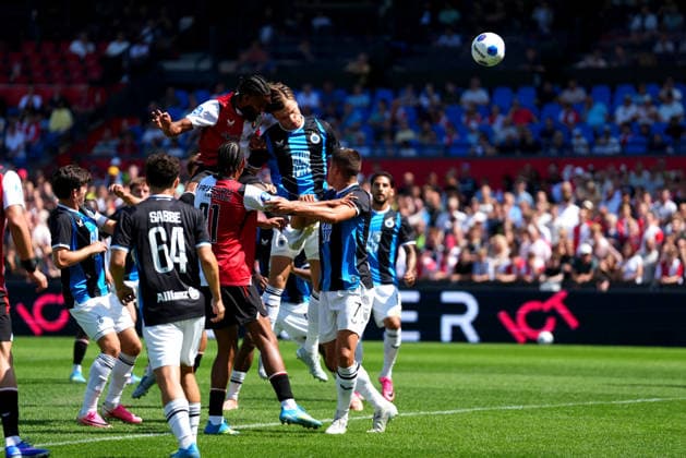 Friendly: Feyenoord Rotterdam v Club Brugge KV Rotterdam - Jeremiah St Juste of Feyenoord Rotterdam during the second friendly in preperation of the 2026 2027. The match is set between Feyenoord Rotterdam and Club Brugge KV at De Kuip on 11 July 2026 in Rotterdam, The Netherlands. (Hero Images Yannick Verhoeven) Copyright: xYannickxVerhoevenx