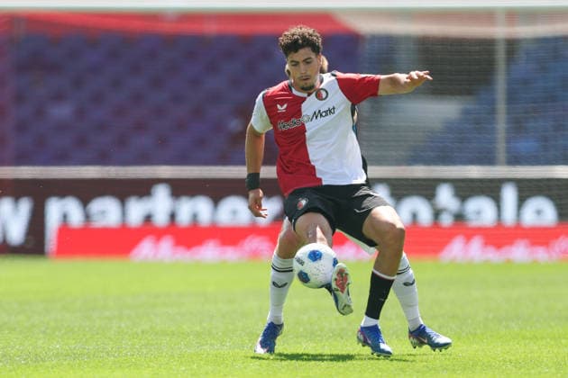 2026-07-11 Feyenoord v Club Brugge - Pre Season Friendly ROTTERDAM, NETHERLANDS - JULY 11: Nacho Ferri of Feyenoord in action during the Pre Season Friendly match between Feyenoord and Club Brugge at Stadion Feijenoord on July 11, 2026 in Rotterdam, Netherlands. Rotterdam Stadion Feijenoord Netherlands Content not available for redistribution in The Netherlands directly or indirectly through any third parties. Copyright: xHansxvanxderxValkx