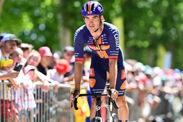 Tour de France 2026 Stage 8 BERGERAC, FRANCE - JULY 11 : Markl Niklas (GER) of Team Picnic PostNL before the start of the race during stage 8 of the 113rd edition of Tour de France an UCI World Tour 2.UWT cycling road race stage for Men Elite of 182 km with start in Perigueux and finish in Bergerac on July 11, 2026 in Bergerac, France, 11 07 2026 ( Motordriver Kurt Vandenborre - Bergerac France  Copyright: xPeterxDexVoechtx