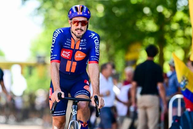 Tour de France 2026 Stage 8 BERGERAC, FRANCE - JULY 11 : Degenkolb John (GER) of Team Picnic PostNL before the start of the race during stage 8 of the 113rd edition of Tour de France an UCI World Tour 2.UWT cycling road race stage for Men Elite of 182 km with start in Perigueux and finish in Bergerac on July 11, 2026 in Bergerac, France, 11 07 2026 ( Motordriver Kurt Vandenborre - Bergerac France  Copyright: xPeterxDexVoechtx