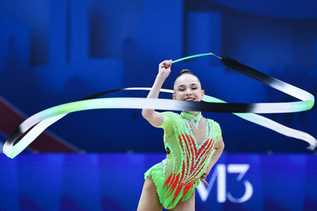 OTHER - Gymnastics - Rhythmic gymnastics, Rhythmische Sportgymnastik, RSG - 2026 FIG World Cup Photo by IPA ABACAPRESS.COM86593109 - NIKOLOVA Stiliana (BUL) during the Rhythmic Gymnastics World Cup Final at the Unipol Forum, Milan, Italy, on July 11, 2026, during the Rhythmic Gymnastics - FIG World Cup 2026, Gymnastics in Assago (MI), Italy, July 11, 2026 Assago (MI) Italy  Copyright: xIPAxSport ABACAx