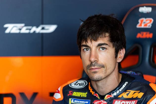 GER, Großer Preis von Deutschland, MotoGP. 11. Lauf, FIM Motorrad-Weltmeisterschaft. 11.07.2026, Sachsenring, Hohenstein-Ernstthal, GER, Großer Preis von Deutschland, MotoGP. 11. Lauf, FIM Motorrad-Weltmeisterschaft. 12, Maverick Vinales, Red Bull KTM Tech3 Â Foto: Alexander Trienitz Hohenstein-Ernstthal Sachsenring Sachsen Deutschland *** GER, German Grand Prix, MotoGP Round 11, FIM Motorcycle World Championship, July 11, 2026, Sachsenring, Hohenstein Ernstthal, GER, German Grand Prix, MotoGP Round 11, FIM Motorcycle World Championship 12, Maverick Vinales, Red Bull KTM Tech3. Photo by Alexander Trienitz, Hohenstein Ernstthal, Sachsenring, Saxony, Germany