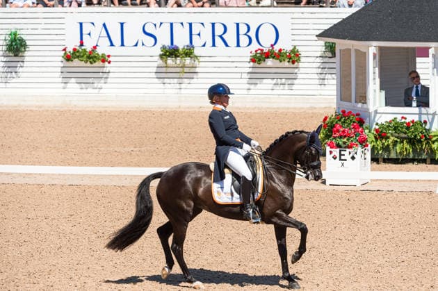 260711 Marie-JosÃ Calis of Netherlands with horse Limited Edition competes in FEI Dressage Nations Cup Grand Prix during the Falsterbo Horse Show on July 11, 2026 in Falsterbo. Photo: Christian Örnberg BILDBYRAN COP 166 CO0710 ridsport equestrian falsterbo horse show ridsportlaget bbeng fei dressage nations cup grand prix *** July 11, 2026: Marie Josà Calis of the Netherlands, riding Limited Edition, competes in the FEI Dressage Nations Cup Grand Prix during the Falsterbo Horse Show on July 11, 2026 in Falsterbo. Photo by Christian Örnberg, BILDBYRAN COP 166 CO0710 equestrian sports Falsterbo Horse Show Ridsportlaget BBENG FEI Dressage Nations Cup Grand Prix  Copyright: CHRISTIANxÖRNBERG BB260711CO088