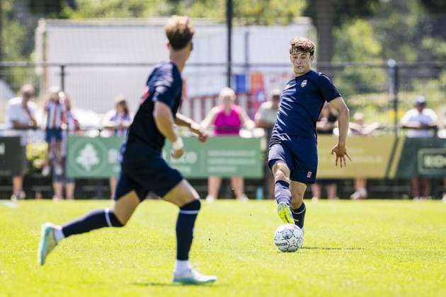 OISTERWIJK , 11-07-2026 , Sportpark Den Donk , season 2026 2027 , Dutch Eredivisie football , match between Willlem II and FC Eindhoven (friedly) , picture shows Willem II player Jens Mathijsen Willem II - Eindhoven (friendly)  x204977088x Copyright: