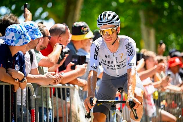 Tour de France 2026 Stage 8 BERGERAC, FRANCE - JULY 11 : Hermans Quinten (BEL) of Pinarello - Q36.5 Pro Cycling Team before the start of the race during stage 8 of the 113rd edition of Tour de France an UCI World Tour 2.UWT cycling road race stage for Men Elite of 182 km with start in Perigueux and finish in Bergerac on July 11, 2026 in Bergerac, France, 11 07 2026 Bergerac France  Copyright: xTomasxSiskx