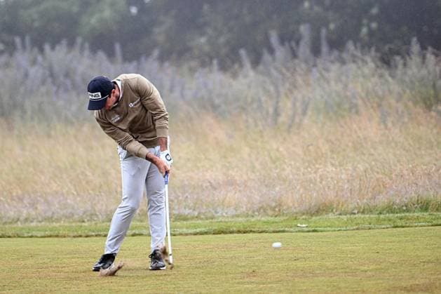 Scottish Open Day Three Viktor Hovland hits his second shot on hole 3 on Day Three of the Genesis Scottish Open 2026 at The Renaissance Club, North Berwick 11 07 2026 UK Newspapers OUT Copyright: xJamiexJohnstonx FIL-23616-0032