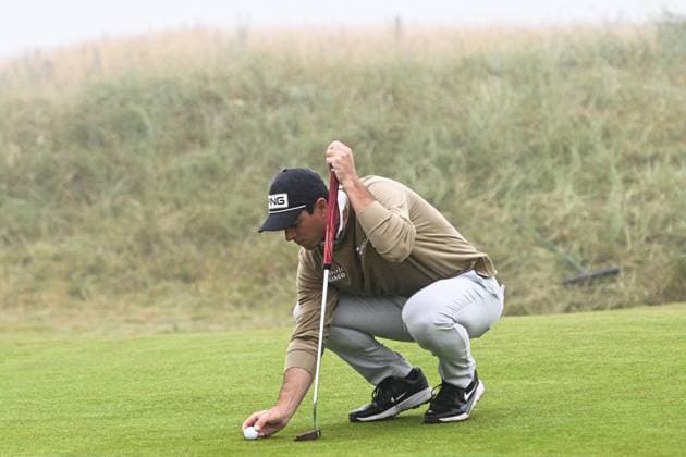 Scottish Open Day Three Viktor Hovland lines up a putt on hole 2 on Day Three of the Genesis Scottish Open 2026 at The Renaissance Club, North Berwick 11 07 2026 UK Newspapers OUT Copyright: xJamiexJohnstonx FIL-23616-0046