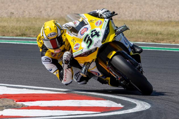 RECORD DATE NOT STATED 11th July 2026: Donington Park, Leicestershire, England; Motul FIM World Superbike Championship Donington 2025, Day 2; Lorenzo Baldassarri on his Team PATA GoEleven Ducati Panigale V4 R during the Superpole session TimxWilliams