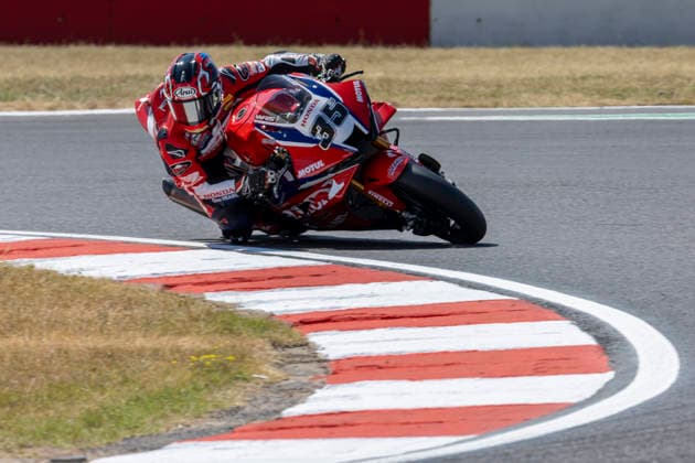 RECORD DATE NOT STATED 11th July 2026: Donington Park, Leicestershire, England; Motul FIM World Superbike Championship Donington 2025, Day 2; Somkiat Chantra on his Honda HRC Honda CBR1000RR-R during the Superpole session TimxWilliams