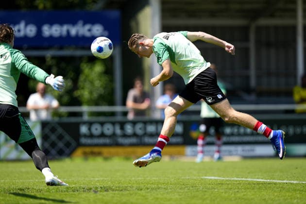 Friendly: Sparta Rotterdam v Telstar s-Gravenzande - Milan Zonneveld of Sparta Rotterdam during the competition round of the 2026 2027 Friendly season. The match is set between Sparta Rotterdam and Telstar at BICT Groep stadion on 11 July 2026 in s-Gravenzande, The Netherlands. (Hero Images Tobias Kleuver) Copyright: xTobiasxKleuverx