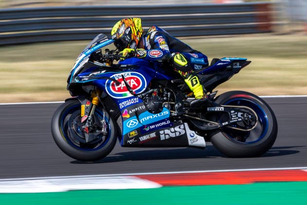 RECORD DATE NOT STATED 11th July 2026: Donington Park, Leicestershire, England; Motul FIM World Superbike Championship Donington 2025, Day 2; Andrea Locatelli on his PATA Maxus Yamaha Yamaha YZF-R1 during Free Practice 3 TimxWilliams