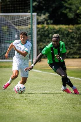 Cercle s Royer Caicedo pictured in action during a friendly soccer game between first division soccer team Cercle Brugge and Lommel SK, on Saturday 11 July 2026 in Brugge, in preparation of the upcoming 2026-2027 Belgian first division soccer season. KURTxDESPLENTER  x180929349x