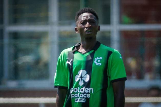 Cerlce s new player Jean Thierry Lazare Amani pictured in action during a friendly soccer game between first division soccer team Cercle Brugge and Lommel SK, on Saturday 11 July 2026 in Brugge, in preparation of the upcoming 2026-2027 Belgian first division soccer season. KURTxDESPLENTER  x180930344x