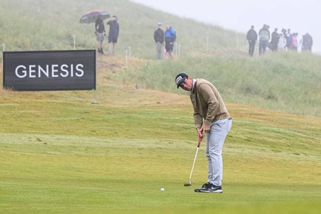 Scottish Open Day Three Viktor Hovland putts his third shot on hole 4 on Day Three of the Genesis Scottish Open 2026 at The Renaissance Club, North Berwick 11 07 2026 UK Newspapers OUT Copyright: xJamiexJohnstonx FIL-23616-0061